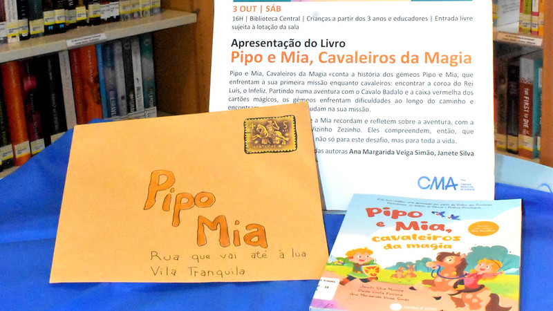 Apresentação do livro Pipo e Mia - Cavaleiros da Magia - | outubro 2026